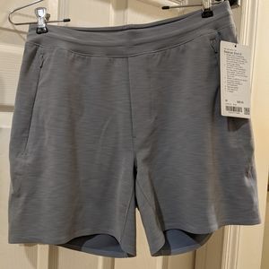 Lululemon Men's Grey Balancer Short 6" Medium Slim Fit BRAND NEW with Tags